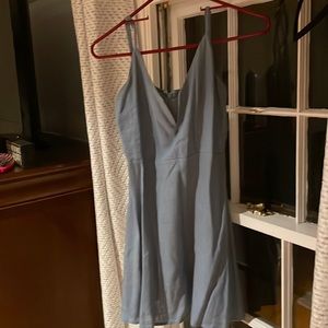 Blue mini pac sun dress